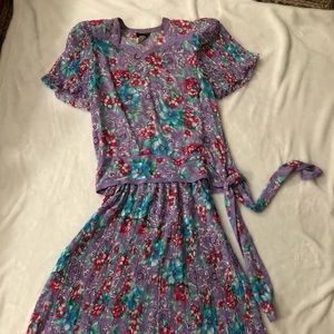 Vintage 2-piece Diane Freis dress